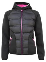 Peak Mountain Kurtka softshellowa "Alley" w kolorze czarno-różowym rozmiar: XXL. Czarne kurtki sportowe damskie Peak Mountain, xxl, bez wzorów, bez kaptura. Za 173.99 zł.