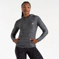 Bluza sportowa z kapturem damska Sprint City. Szare bluzy damskie Dare 2b, xs, bez wzorów, bez ramiączek, do biegania. Za 174.60 zł.