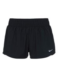 Nike Szorty sportowe w kolorze czarnym rozmiar: L. Czarne spodenki sportowe damskie Nike, l, bez wzorów, ze skóry, outdoorowe, dri-fit (nike). Za 131.74 zł.