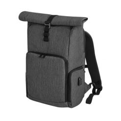 Plecak Qtech Charge Roll Up. Czarne plecaki QUADRA, bez wzorów. Za 209.99 zł.