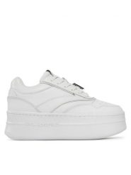 KARL LAGERFELD Sneakersy KL65020 Biały. Białe obuwie sportowe damskie KARL LAGERFELD, ze skóry, bez zapięcia. Za 459.99 zł.