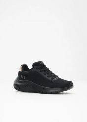 Sneakersy marki Skechers z pianką z pamięcią kształtu. Niebieskie obuwie sportowe treningowe bonprix. Za 269.99 zł.