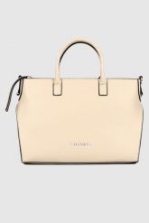 VALENTINO Duża beżowa torebka haggis. Brązowe shopper bag Valentino by Mario Valentino, duże, bez dodatków. W wyprzedaży za 499.99 zł.