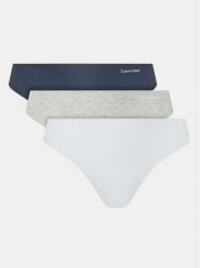 Calvin Klein Underwear Komplet stringów Thong 3Pk 000QD5219E Kolorowy. Komplety bielizny Calvin Klein Underwear, bez wzorów, z bawełny. Za 139.99 zł.