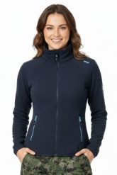 Bluza turystyczna damska CMP. Niebieskie bluzy damskie CMP, l, bez wzorów, bez kaptura. Za 244.05 zł.