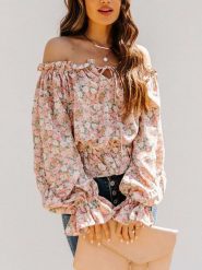 Milan Kiss Bluzka w kolorze różowym ze wzorem rozmiar: S. Różowe bluzki damskie Milan Kiss, s, bez wzorów, bez kołnierzyka, bez ramiączek. Za 86.99 zł.