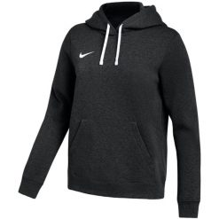 Bluza damska Nike Park 26 Fleece Hoodie. Czarne bluzy damskie Nike, bez wzorów, z bawełny, bez kaptura. Za 186.99 zł.