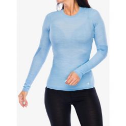 Bluza termoaktywna damska Smartwool Intraknit Thermal Merino BL Crew. Niebieskie bluzy damskie Smartwool, na zimę, l, bez wzorów, bez kaptura. Za 419.99 zł.