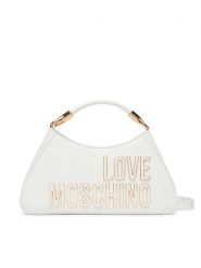 LOVE MOSCHINO Torebka JC4248PP0OKE110A Biały. Białe torebki klasyczne damskie Love Moschino, ze skóry, bez dodatków. Za 907.99 zł.