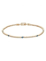 U.S. Polo Assn. Pozłacana bransoletka z elementami ozdobnymi rozmiar: onesize. Niebieskie bransoletki damskie U.S. Polo Assn., metalowe. Za 100.99 zł.