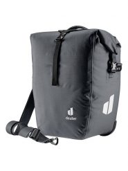 Deuter Torba rowerowa "Weybridge 25+5" w kolorze antracytowym - 34 x 43 x 22 cm rozmiar: onesize. Czarne torby sportowe Deuter, bez wzorów, z materiału. Za 430.46 zł.