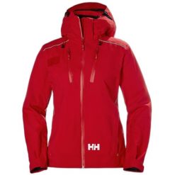 Damska kurtka narciarska Helly Hansen Maple 3L Shell. Czerwone kurtki damskie Helly Hansen, na zimę, l, bez wzorów, bez kaptura. Za 2,554.50 zł.