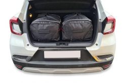 Torby Do Bagażnika Renault Captur Phev 2020-2023 2Szt Kjust. Czarne torby podróżne KJUST, bez wzorów, z kauczuku. Za 736.00 zł.