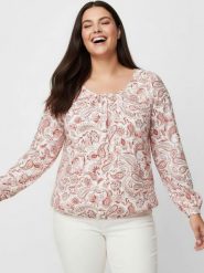 WITT WEIDEN Bluzka w kolorze kremowym rozmiar: 36. Brązowe bluzki damskie WITT WEIDEN, bez wzorów, bez kołnierzyka, bez ramiączek. Za 43.47 zł.