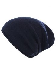 Zwillingsherz Kaszmirowa czapka beanie w kolorze granatowym rozmiar: onesize. Niebieskie czapki damskie Zwillingsherz, bez wzorów, z kaszmiru. Za 189.29 zł.