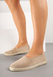 Ciemnobeżowe Espadryle Vices na Podeszwie z Plecionki Sesaniela. Brązowe espadryle damskie Born2be, z jeansu, bez zapięcia, tenisowe. Za 59.99 zł.