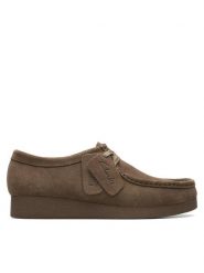 Clarks Półbuty WallabeeEVOSh 26174748 Brązowy. Brązowe półbuty damskie Clarks, bez wzorów, ze skóry, bez obcasa, na płaskiej podeszwie, bez zapięcia. Za 389.99 zł.