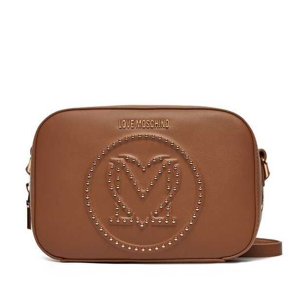 Torebka LOVE MOSCHINO. Brązowe listonoszki damskie Love Moschino, bez wzorów, bez dodatków. Za 549.99 zł.
