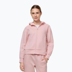 Bluza damska Pitbull Discovery Hooded Zip. Czerwone bluzy damskie PITBULL, l, bez wzorów, z bawełny, bez kaptura. Za 259.99 zł.