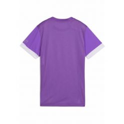 Damska koszulka do padla z grafiką INDIVIDUAL PUMA Purple Glimmer White. Białe bluzki damskie Puma, xl, bez wzorów, bez kołnierzyka, bez ramiączek. W wyprzedaży za 104.00 zł.