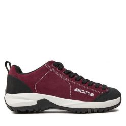 Trekkingi Alpina. Czerwone obuwie trekkingowe damskie Alpina, bez zapięcia. Za 309.99 zł.