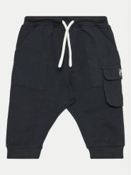 Original Marines Spodnie dresowe DEA0660NM Czarny Regular Fit. Czarne spodnie dresowe chłopięce Original Marines, z bawełny. Za 49.99 zł.