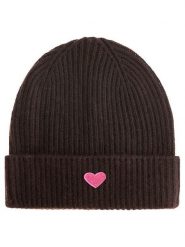 Zwillingsherz Kaszmirowa czapka beanie w kolorze brązowym rozmiar: onesize. Brązowe czapki damskie Zwillingsherz, bez wzorów, z kaszmiru. Za 173.99 zł.