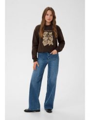 Kaffe Bluza w kolorze brązowym rozmiar: L. Brązowe bluzy damskie Kaffe, l, bez wzorów, bez kaptura. Za 179.95 zł.