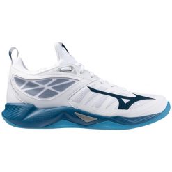 Buty halowe Mizuno Wave Dimension. Białe obuwie sportowe damskie Mizuno, z syntetyku, bez zapięcia, do siatkówki, mizuno wave. Za 426.25 zł.