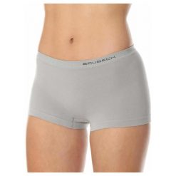 Bokserki damskie bawełniane Brubeck. Szare bokserki damskie Brubeck, bez wzorów, z bawełny. Za 26.99 zł.