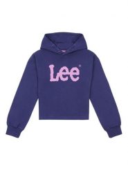 Lee Bluza Wobbly Graphic LEG5088 Granatowy. Niebieskie bluzy dziewczęce Lee, bez wzorów, z bawełny, bez ramiączek, bez kaptura. Za 179.99 zł.