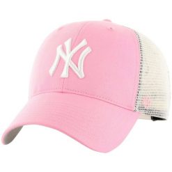 Czapka z daszkiem 47 Brand MLB New York Yankees Branson MVP. Czerwone czapki z daszkiem damskie 47 Brand, bez wzorów. Za 92.00 zł.