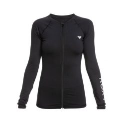 Koszulka rash vest z zamkiem i długim rękawem dla Kobiety NEW ESSENTIALS Czarny. Brązowe bikini Roxy, bez wzorów, z dzianiny. Za 169.99 zł.