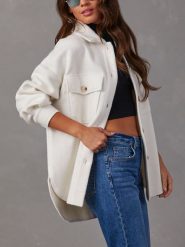 LA Angels Koszula w kolorze kremowym rozmiar: XL. Brązowe koszule damskie LA Angels, xl, bez wzorów, bez kołnierzyka, bez ramiączek. Za 165.99 zł.