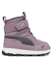 Puma Śniegowce Evolve Boot Ac+ Inf 392646 09 Fioletowy. Fioletowe kozaki dziewczęce Puma, bez wzorów, z materiału, bez obcasa, bez zapięcia. Za 239.99 zł.