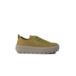 Buty do chodzenia damskie Fila Potenza. Zielone obuwie sportowe damskie Fila, z materiału, bez zapięcia, trekkingowe. Za 236.00 zł.