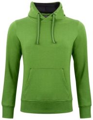 Clique Classic Hoody Women bluza z kapturem green melange. Zielone bluzy damskie CLIQUE, l, bez wzorów, z bawełny, z kapturem. Za 309.10 zł.
