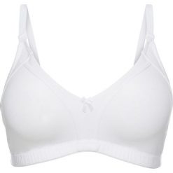 Biustonosz "minimizer" bonprix biały. Białe biustonosze bonprix, z bawełny. Za 37.99 zł.