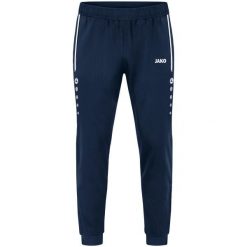 Spodnie dresowe polyesterowe Jako Allround. Niebieskie spodnie dresowe damskie JAKO, bez wzorów, z dresówki. Za 162.00 zł.