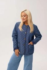 Bawełniana pikowana kurtka damska Milla na guziki OVERSIZE PLUS SIZE XXL WIOSNA LATO. Kurtki damskie Moda Size Plus Iwanek, na lato, l, bez wzorów, z bawełny, bez kaptura. Za 299.90 zł.
