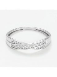 DIAMANTA Złoty pierścionek z diamentami rozmiar: 54. Szare pierścionki damskie DIAMANTA, z diamentem, złote. Za 1,057.45 zł.