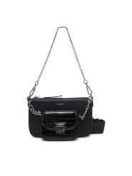 Steve Madden Torebka Bnaim SM13001550 Czarny. Czarne torebki wieczorowe damskie Steve Madden, bez wzorów, ze skóry, bez dodatków. Za 239.99 zł.