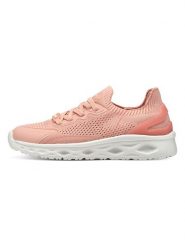 S.Oliver Sneakersy w kolorze jasnoróżowym rozmiar: 37. Różowe obuwie sportowe damskie S.Oliver, z materiału, bez zapięcia. Za 147.45 zł.