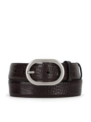 GINO ROSSI Pasek BLYL23001 Brązowy. Brązowe paski damskie Gino Rossi, bez wzorów, ze skóry. Za 99.99 zł.