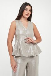 Kamizelka damska lniana JOSEPH RIBKOFF. Kamizelki damskie Joseph Ribkoff, s, bez wzorów, bez kaptura. Za 1,069.00 zł.