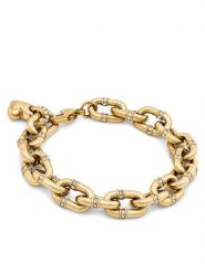 Guess Bransoletka JUBB06 445JW Złoty. Żółte bransoletki damskie Guess, ze stali. Za 499.99 zł.