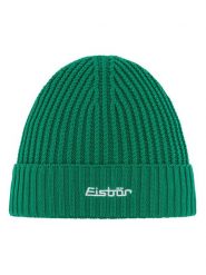 Eisbär Czapka "Poca OS" w kolorze zielonym rozmiar: onesize. Zielone czapki damskie Eisbär, bez wzorów, prążkowane. Za 129.95 zł.