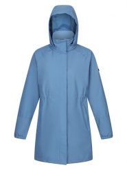 Regatta Kurtka przeciwdeszczowa "Sagano" w kolorze błękitnym rozmiar: 42. Niebieskie kurtki sportowe damskie Regatta, bez wzorów, bez kaptura. Za 168.06 zł.