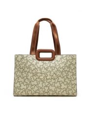 TOUS Torebka Amaya 2001946401 Beżowy. Brązowe shopper bag tous, bez wzorów, ze skóry, bez dodatków. Za 1,099.00 zł.