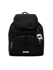 KARL LAGERFELD Plecak B3W30127 Czarny. Czarne plecaki KARL LAGERFELD, bez wzorów, z materiału. Za 849.99 zł.